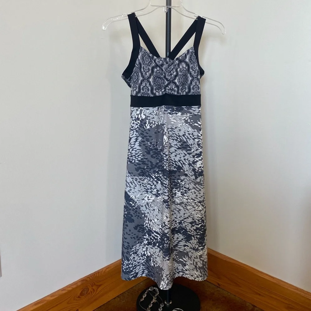 prAna Amaya Dress Back/White S (est.) - Picture 1 of 9